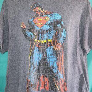 Gray Superman T-Shirt